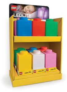 Červené silikónové nočné svetielko LEGO® Classic Brick
