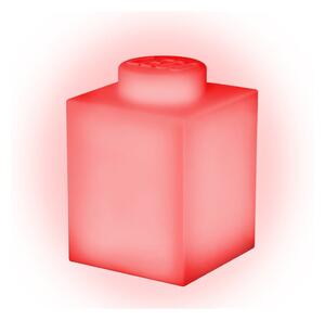Červené silikónové nočné svetielko LEGO® Classic Brick