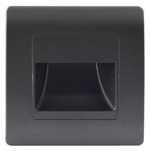 Emithor 70438 - LED Schodiskové svietidlo STEP LIGHT LED/1W/230V 4000K čierna