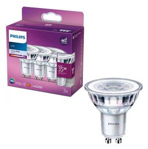 SADA 3x LED Žiarovka Philips PAR16 GU10/3,5W/230V 4000K