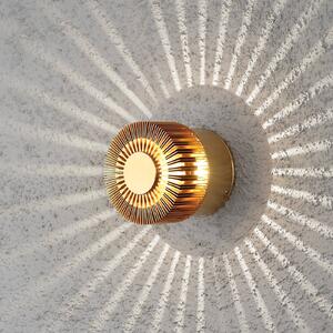 LED svietidlo Monza kruhové bronzové 9 cm