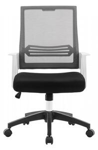 Kancelárska stolička DURANGO - sieťovina, šedá / biela