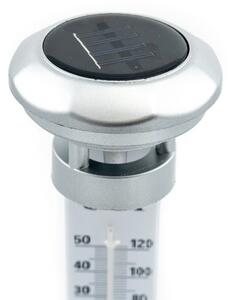Grundig 89640 - solárna LED lampa s teplomerom, 1,2 V, 600 mAh, IP44