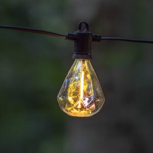 LED reťaz Marcus, číra, štartovacia sada, 3 m, solárna/s napájacím káblom, Biela / opálová, Plast, Solárne svietidlá