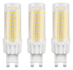 SADA 3x LED Žiarovka ECOLINE G9/7W/230V 3000K - Brilagi