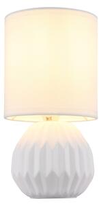Globo 21730W - Stolná lampa SYLAS 1xE14/40W/230V biela