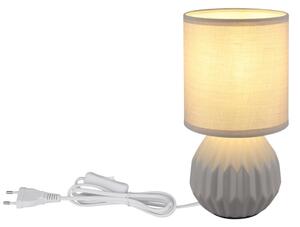 Globo 21730G - Stolná lampa SYLAS 1xE14/40W/230V šedá