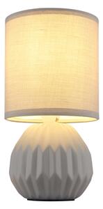Globo 21730G - Stolná lampa SYLAS 1xE14/40W/230V šedá
