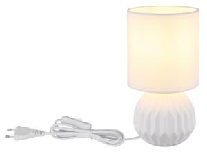Globo 21730W - Stolná lampa SYLAS 1xE14/40W/230V biela