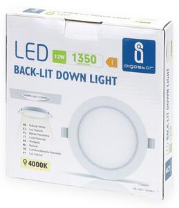 Aigostar - LED Podhľadové svietidlo LED/12W/230V 4000K pr. 17,5 cm biela