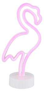 Globo 28064 - LED neonová stolná dekorácia FLAMINGO LED/2W/3xAA plameniak