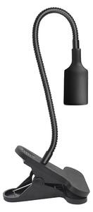 Flexibilná stolná lampa s klipom PLANTY 1xE27/30W/230V čierna