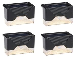 Grundig - SADA 4x LED solárne nástenné svietidlo LED/1,2V 600 mAh IP44