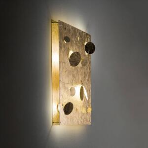 Knikerboker Buchi nástenné svietidlo 60x60cm zlato