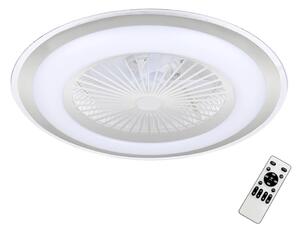 Stropné LED svietidlo Zephyr, 1x LED 48w, 3000-6000k, s, s ventilátorom a ovládačom