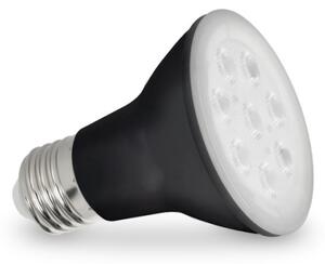 LED žiarovka PLANTY E27/7W/230V 1200K čierna pre rast rastlín