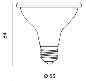 LED žiarovka PLANTY E27/7W/230V 1200K biela na rast rastlín