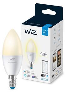 LED Stmievateľná žiarovka C37 E14/4,9W/230V 2700K CRI 90 Wi-Fi - WiZ