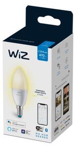 LED Stmievateľná žiarovka C37 E14/4,9W/230V 2700K CRI 90 Wi-Fi - WiZ