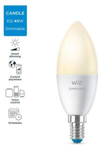 LED Stmievateľná žiarovka C37 E14/4,9W/230V 2700K CRI 90 Wi-Fi - WiZ