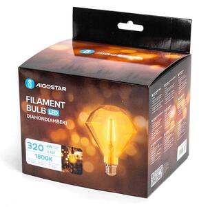 LED Žiarovka FILAMENT E27/4W/230V 1800K diamant - Aigostar