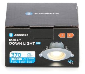 Aigostar - LED zapustené stropné svietidlo LED/5W/230V 3000K priemer 8,5 cm biela