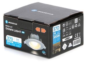 Aigostar - LED zapustené stropné svietidlo LED/5W/230V 3000K priemer 8,5 cm biela