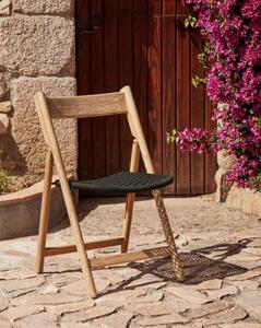 DANDARA záhradná stolička Čierna