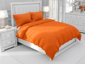 Biante Bavlnené jednofarebné posteľné obliečky Moni MO-034 Sýto oranžové Jednolôžko 140x200 a 70x90 cm