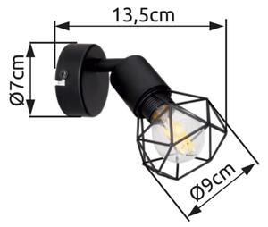 Brilagi - Nástenné bodové svietidlo CAGE 1xE14/40W/230V