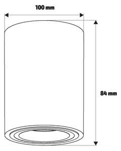 Brilagi - Bodové svietidlo MIA 1xGU10/30W/230V 100x80 mm béžová