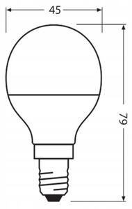 LED Žiarovka z recyklovaného plastu P45 E14/4,9W/230V 4000K - Osram