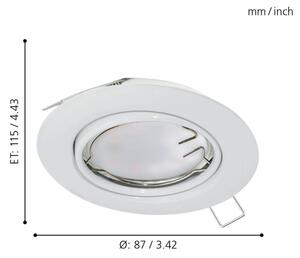Eglo 94239 - LED Podhľadové svietidlo PENETO 1xGU10-LED/5W/230V