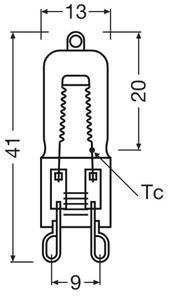 Žiarovka do rúry HALOPIN G9/40W/230V 2700K - Osram