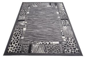 TA Koberec J316A DARK GRAY CHEAP PP CRM Sivý (tmavý) Obdĺžnikový Rozmer: 120x170 cm