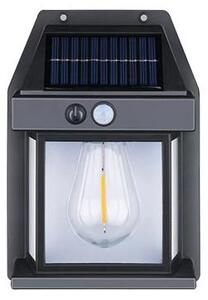 LED Vonkajšie solárne nástenné svietidlo so senzorom LED/1W/3,7V 1200 mAh IP65
