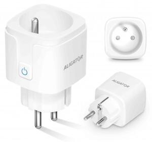 Aligator WAL001 - Inteligentná zásuvka 3680W/230V/Typ E/16A Wi-Fi Tuya