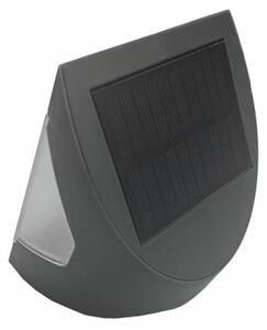 LED solárne nástenné svietidlo so senzorom LED/3W/3,7V 1200 mAh IP54 antracit