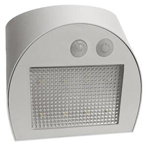 LED solárne nástenné svietidlo so senzorom LED/3W/3,7V 1200 mAh IP54 biela