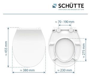 Schütte WC doska Slim (biela) (100285013)