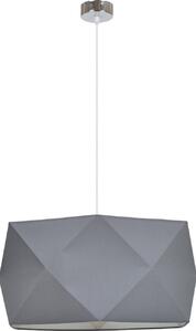 Závesné svietidlo Diamond, 1x textilné tienidlo (výber zo 4 farieb), (výber z 3 farieb konštrukcie)