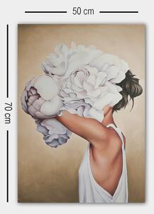 Hanah Home Obraz WOMAN IN FLOWER 50x70 cm