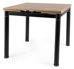 Jedálenský stôl SIGGD-082 dub artisan/čierna