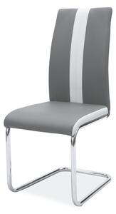 Jedálenská stolička SIGH-200 sivá/chróm