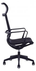 Kancelárska stolička Sego SKY — sieť, čierna