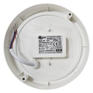 LED vonkajšie stropné svietidlo LED/8W/230V 4200K pr. 14 cm IP64 biela