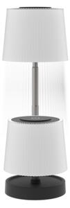 LED stmievateľná vonkajšia nabíjateľná stolová lampa LED/2W/5V IP44 1200 mAh sivá