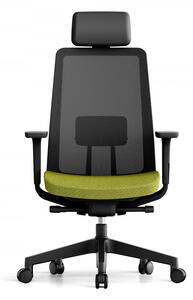 Kancelárska ergonomická stolička OFFICE More K10 — viac farieb Zelená
