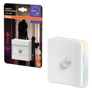 Osram-LED RGB orientačné svietidlo do zásuvky so snímačom LUNETTA LED/0,3W/230