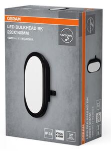 Osram - LED vonkajšie nástenné svietidlo BULKHEAD LED/11W/230V IP54 čierne